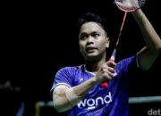 Anthony Ginting menundukkan Wang Zheng Xing