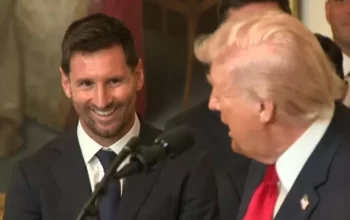 Messi Bertemu Donald Trump
